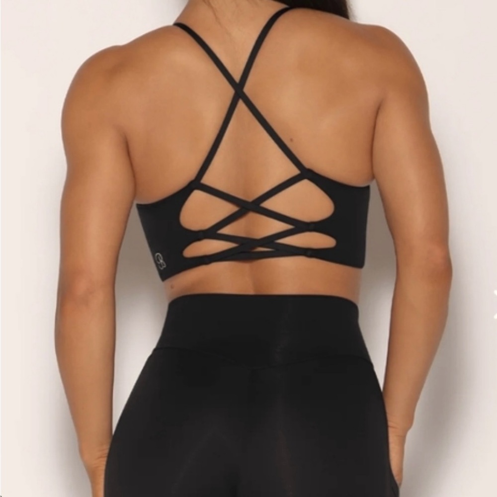 Bombshell sportswear black CrossFit bra